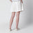 White embroidered linen Shorts