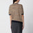 Pull rayé bleu/ naturel en cachemire