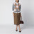 Grauer Kaschmirpullover mit Argyle-Muster
