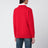 Maglione rosso in lana con fiocco
