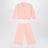 Costume couleur abricot en molleton de coton