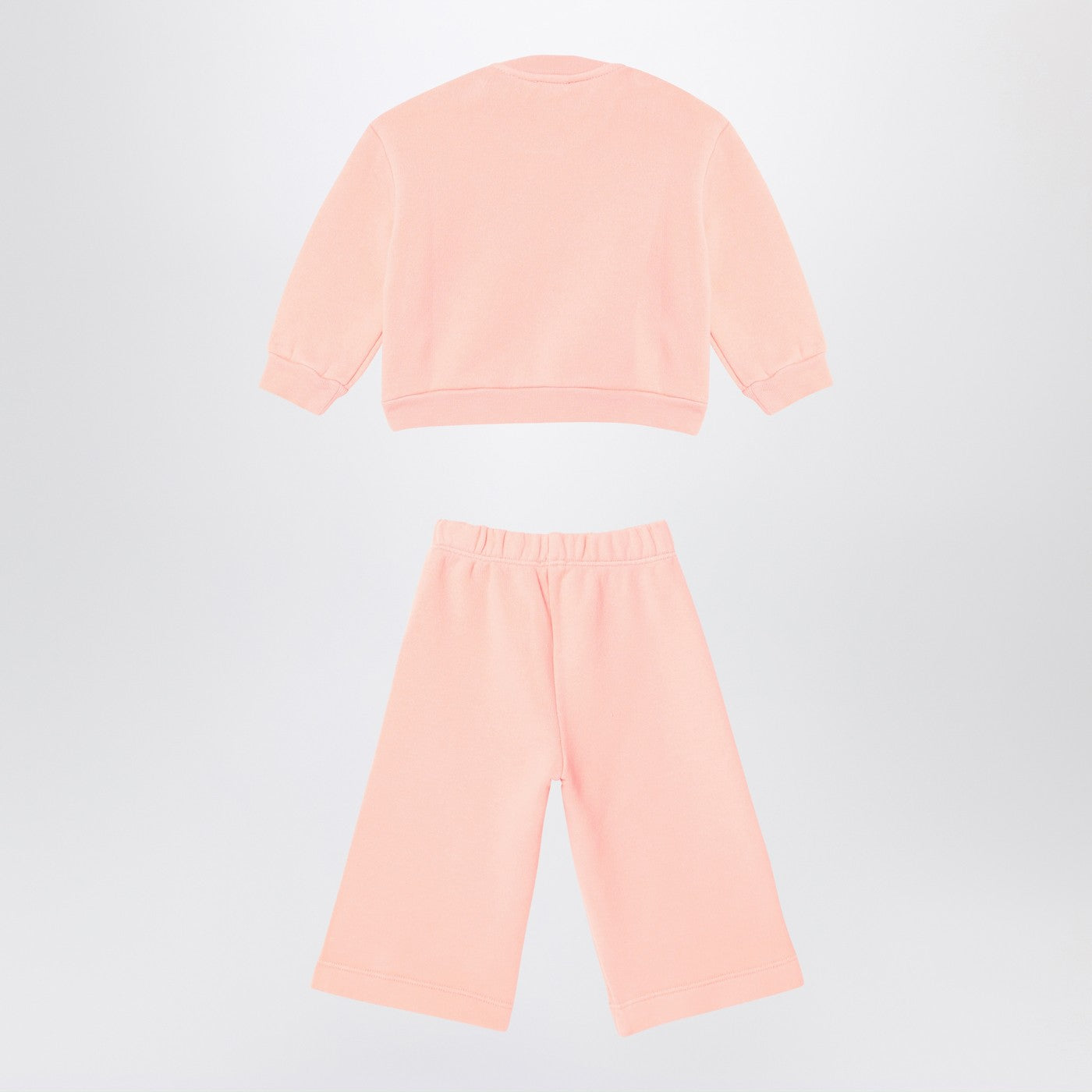 Costume couleur abricot en molleton de coton