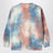 Maglione con stampa areografo effetto tie-dye