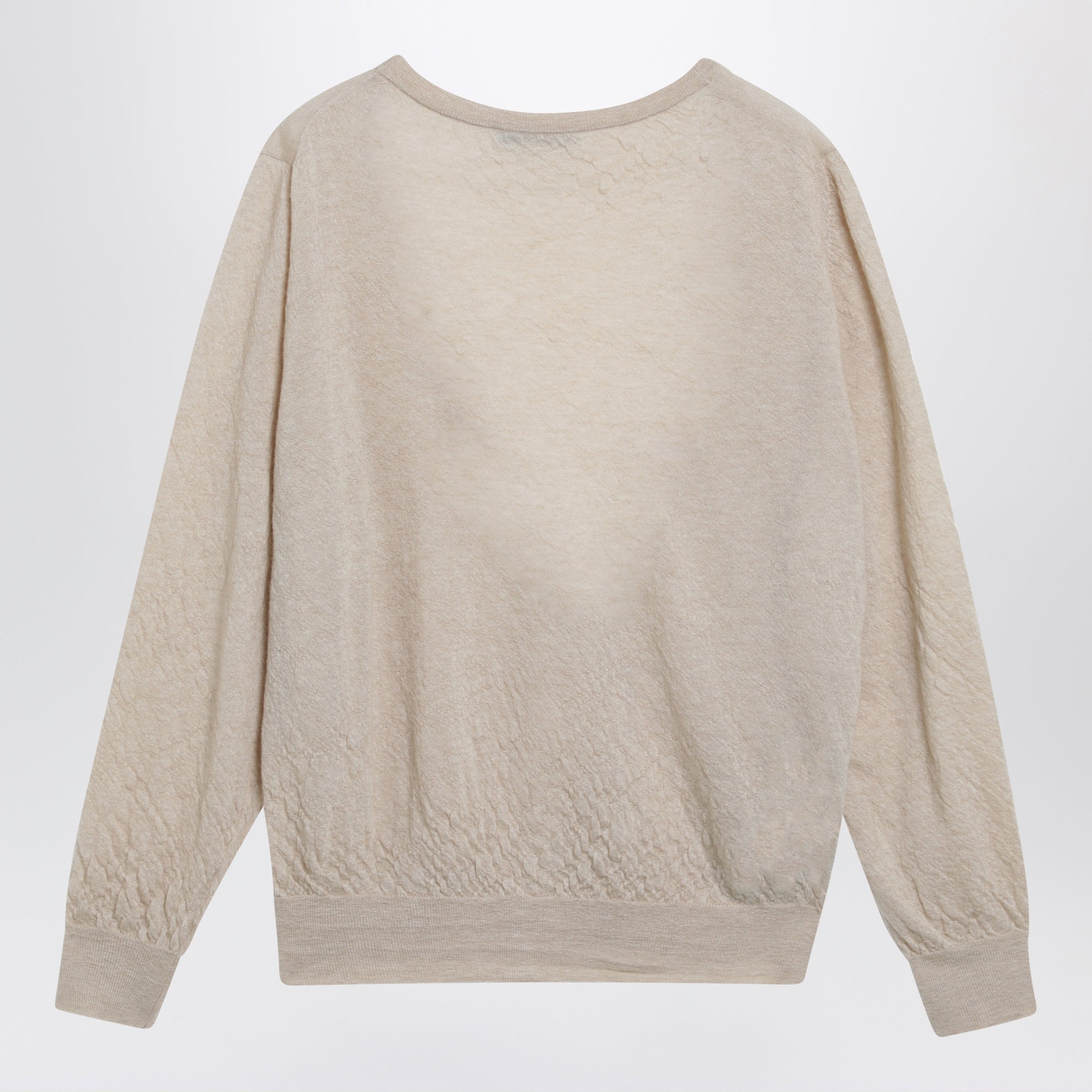 Desert-coloured cashmere cardigan