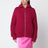 Cardigan en laine vierge framboise