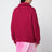 Cardigan en laine vierge framboise