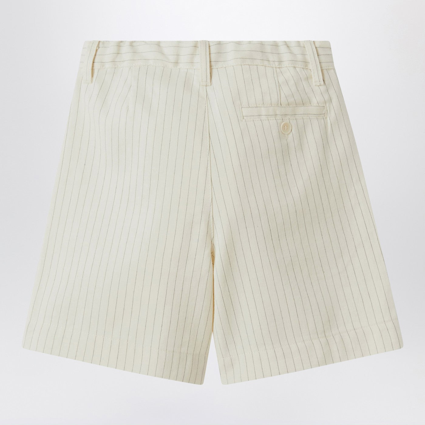 Bermuda en coton rayé