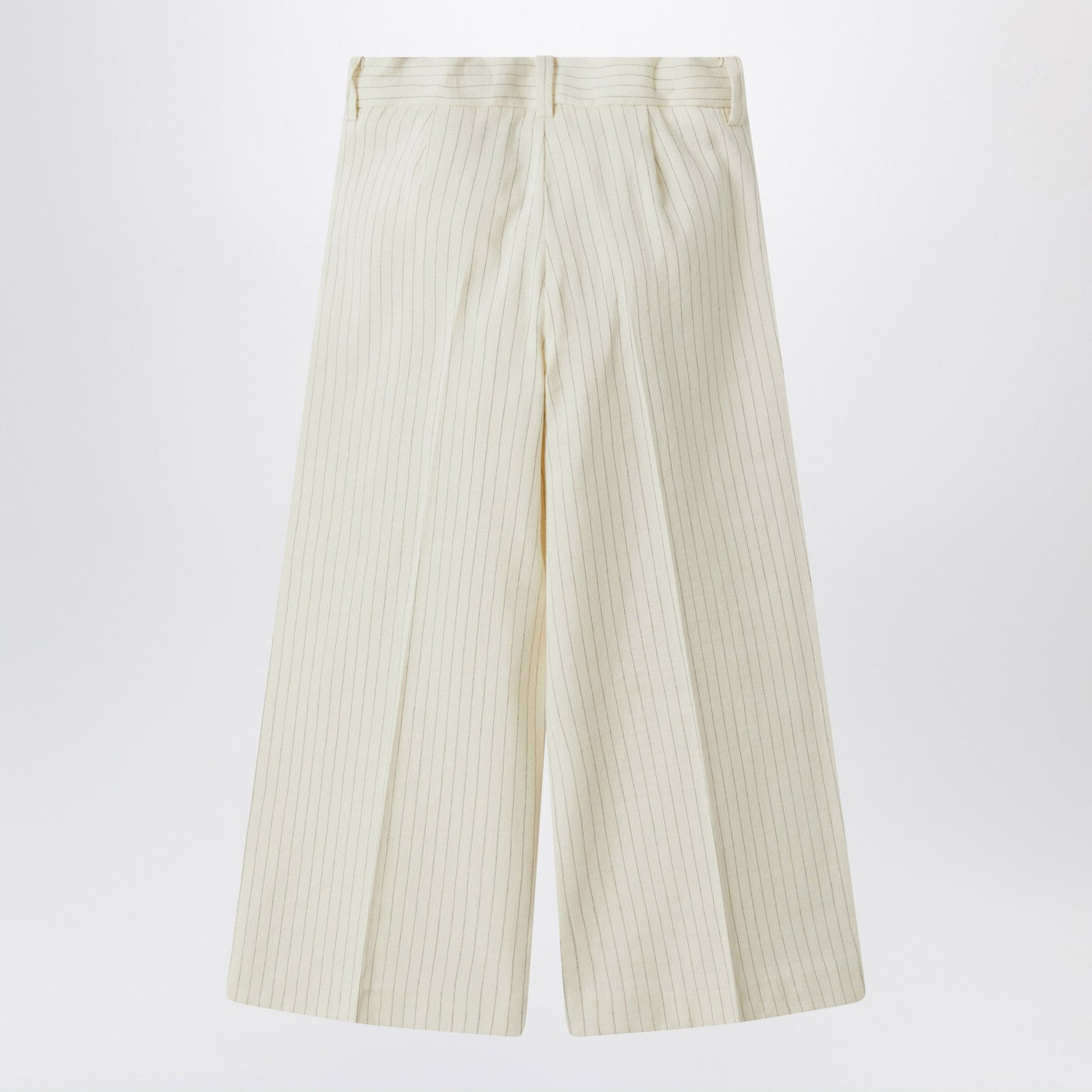 Pantalone in cotone gessato