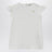 Weißes T-Shirt mit Rüschenärmeln