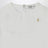 Weißes T-Shirt mit Rüschenärmeln
