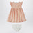 Apricot dress with culotte in Liberty fabric