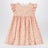 Apricot dress with culotte in Liberty fabric