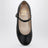 Ballerine blu in pelle con cinturino