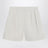 Natural-colored bermuda shorts in gabardine