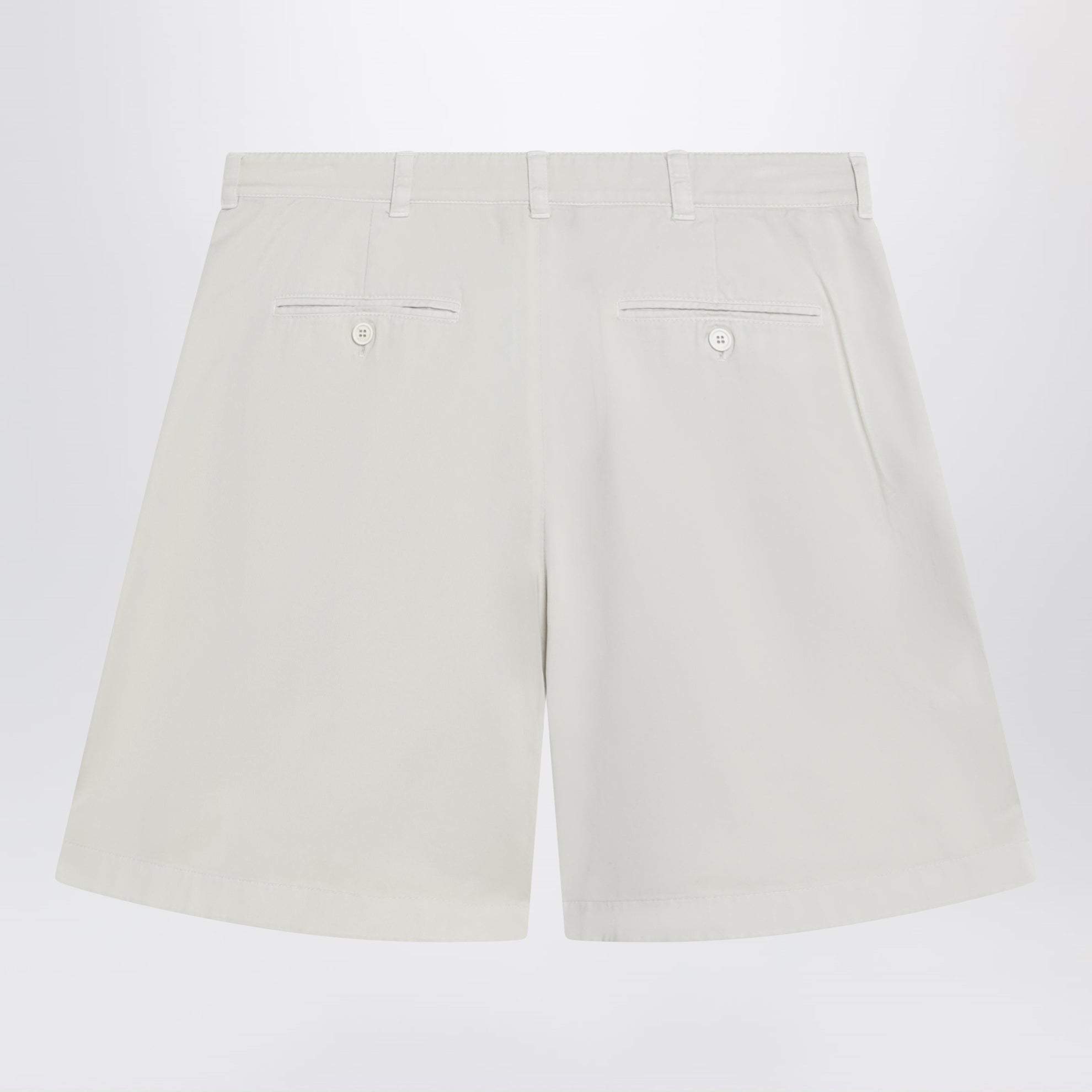 Bermuda color naturale in gabardine