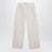 Sand-colored trousers in gabardine