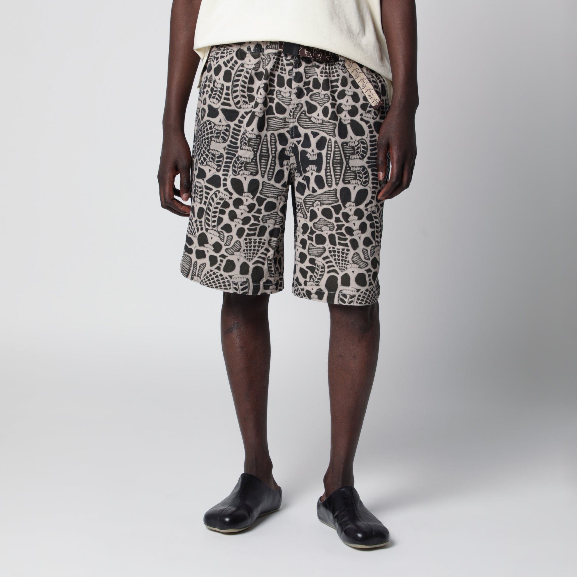 Skull Climber cotton shorts
