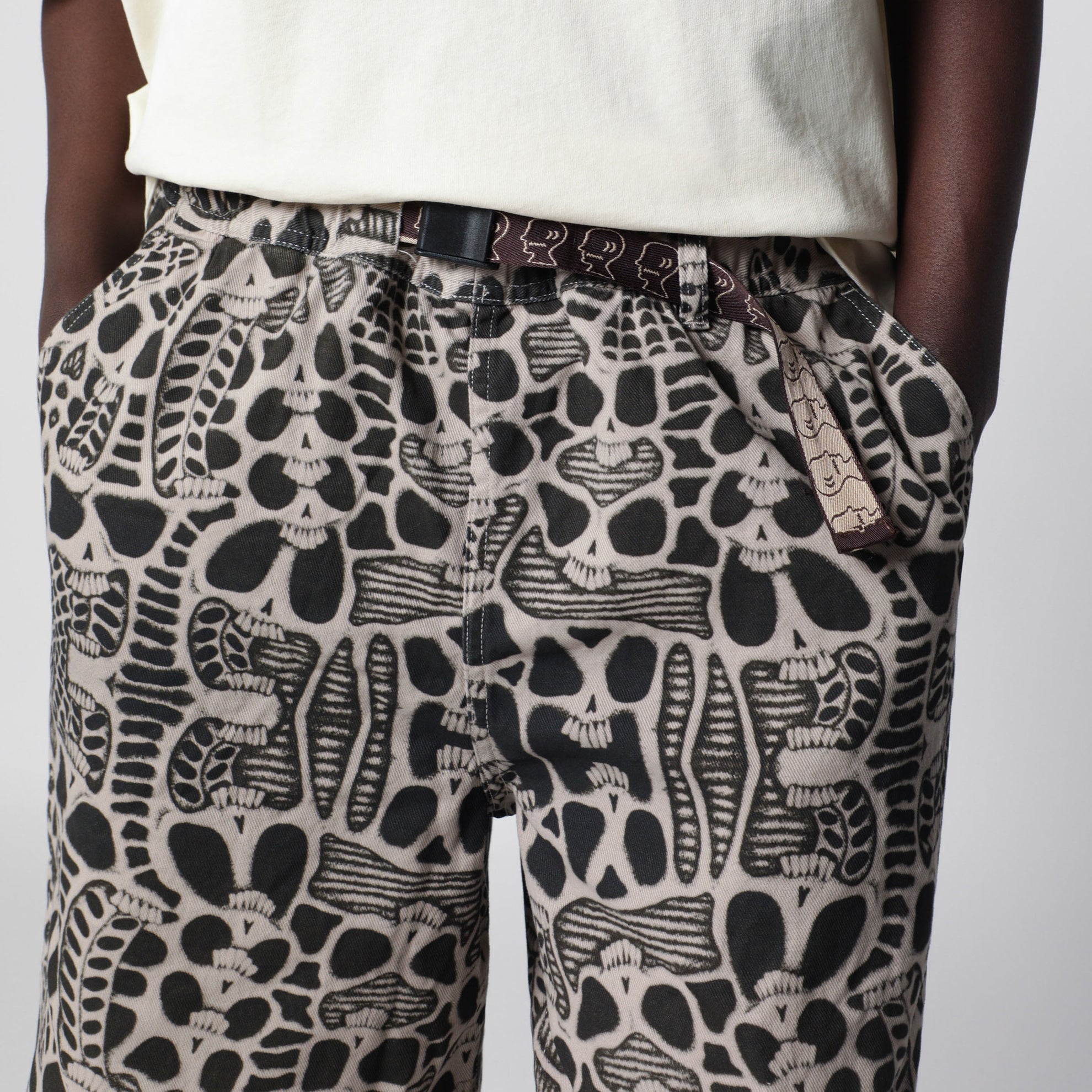 Skull Climber cotton shorts