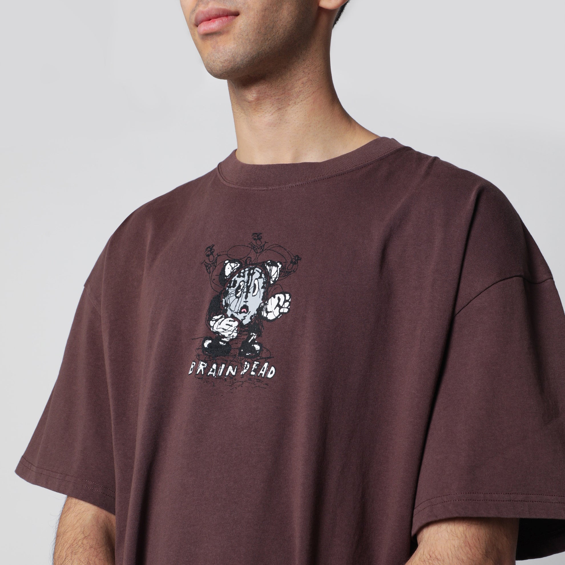 Cotton T-shirt with logo print
