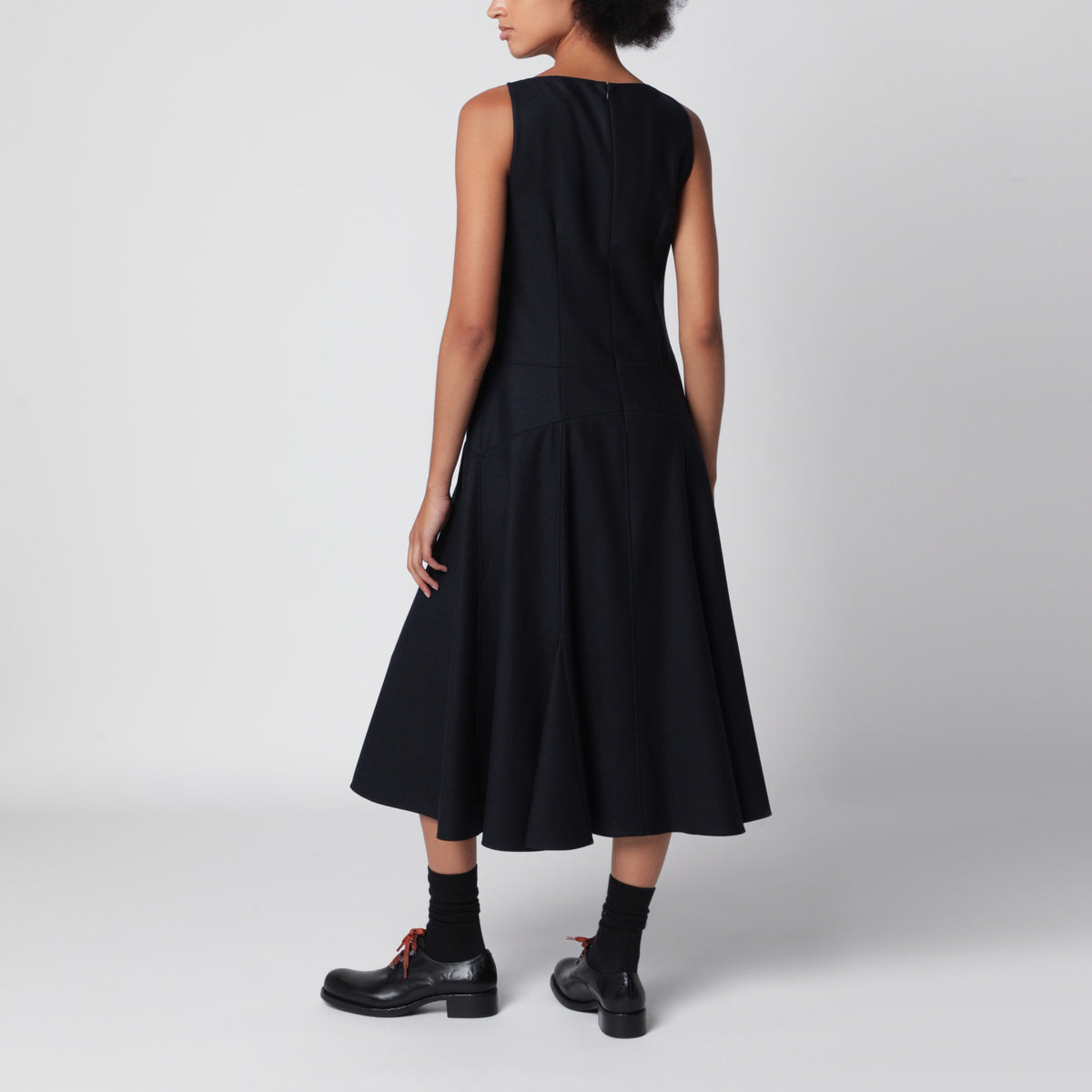 Blue dress in Re-Wool