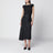 Abito asimmetrico antracite in lana Re-Wool