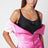 Fuchsia washed duchesse dress