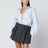 Light blue fil-à-fil shirt