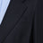 Veste bleue à simple boutonnage en laine