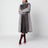Wendbarer Mantel aus Twill und Hahnentrittmuster mit Vintage-Effekt