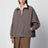 Blouson en laine pied-de-poule coloris tabac