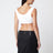 White cotton poplin top