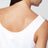 White cotton poplin top