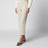 Écru corduroy capri trousers