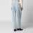 Iniza pleated jeans in light blue denim