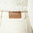 Jeans Lisha barrel in denim di cotone beige