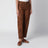 Pantaloni Belky marroni in ecocamoscio