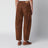 Pantaloni Belky marroni in ecocamoscio