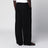 Pantalon ample en coton noir