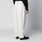 Powder white cotton trousers