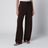 Braune Baumwollhose mit Gürtel