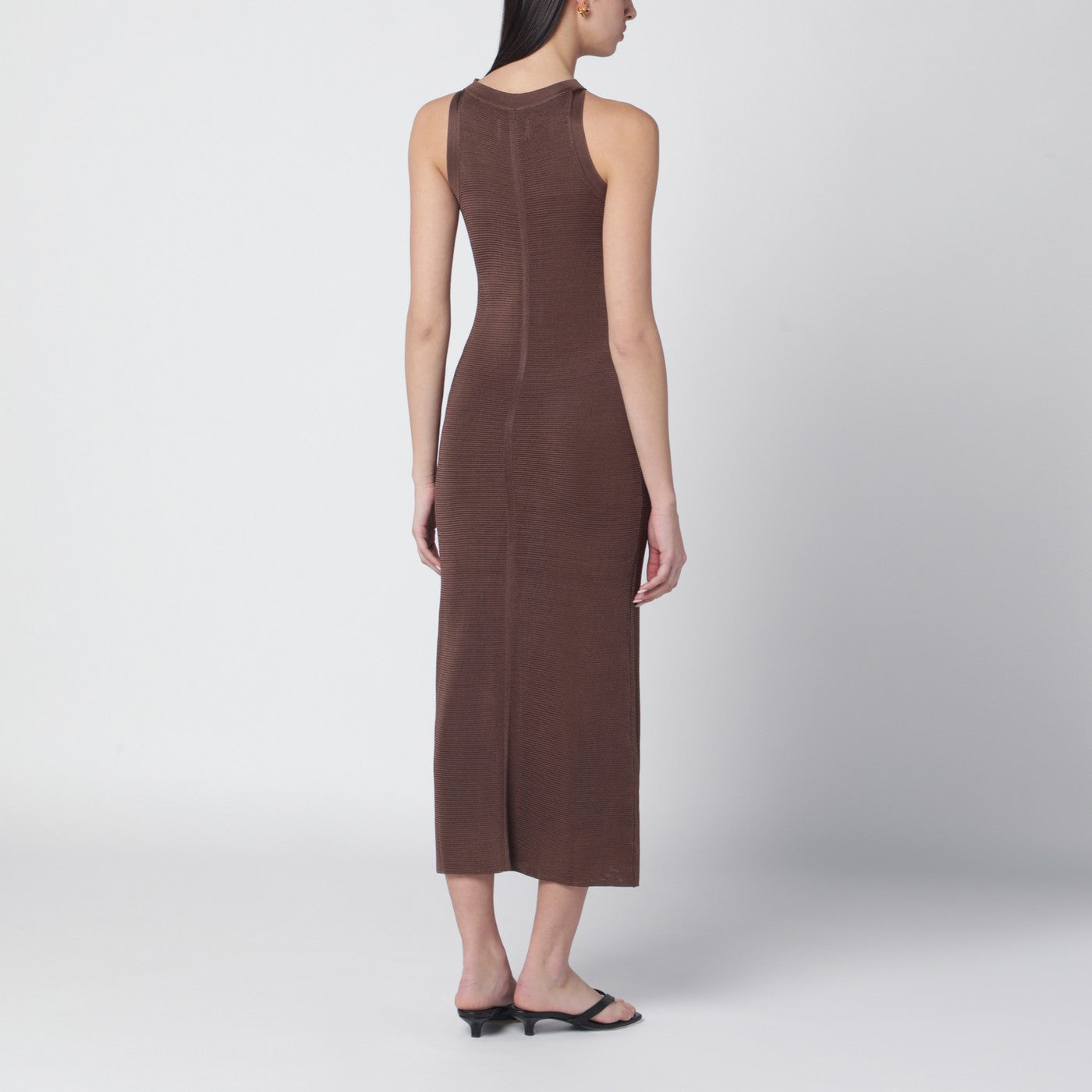 Brown Pablo knitted dress
