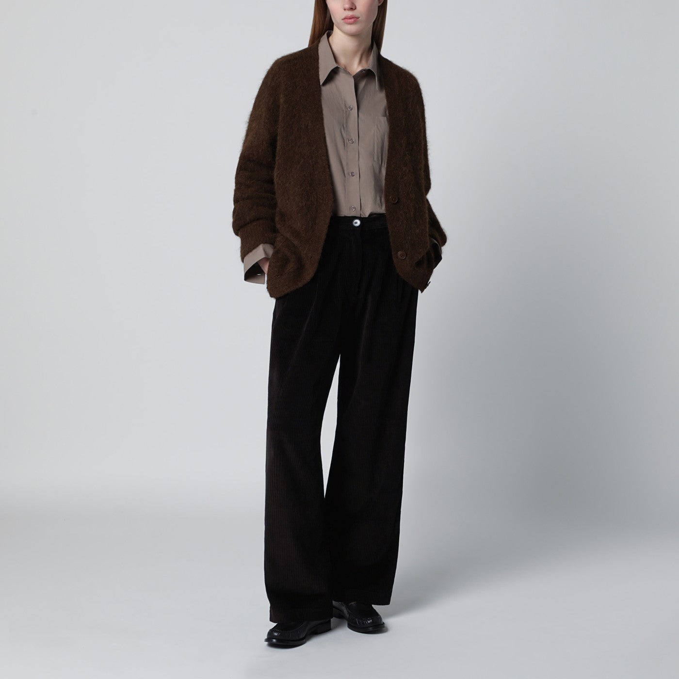 Braune Norstrand-Cordhose