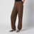 Pantalon de jogging Olia Knit en laine camel foncé