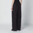 Dark brown fringed trousers