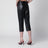 Caprihose Lior aus Lammleder in Schwarz