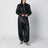 Pantaloni Oakdale neri in pelle