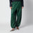 Pantaloni Oakdale verdi in pelle