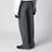 Pantalone grigio in cotone e seta