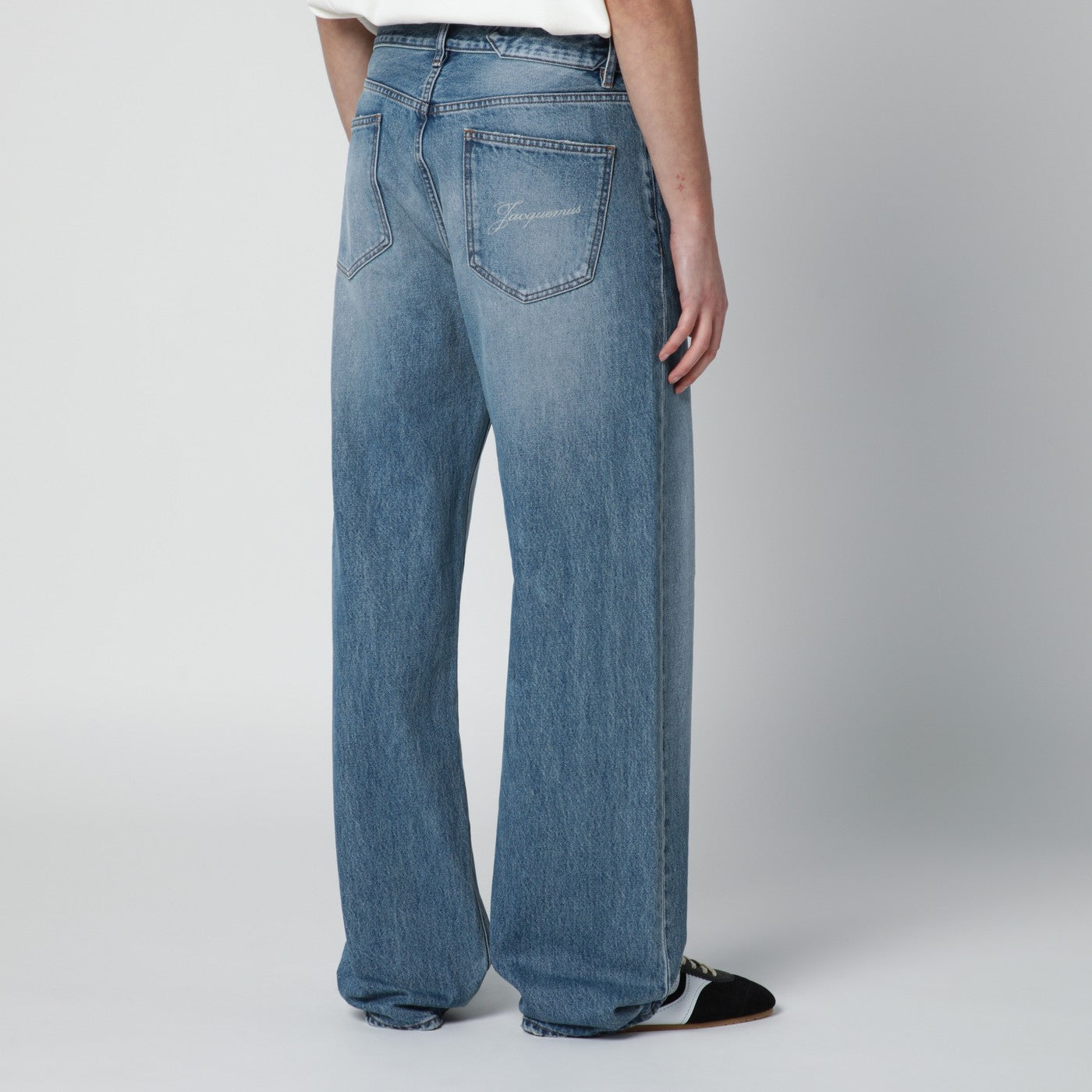 【定価8.9万】JACQUEMUS Le de-Nimes JEANS 31 JACQUEMUS Straight-leg jeans in blue de-Nîmes denim | TheDoubleF