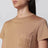 Camel cotton jersey T-shirt